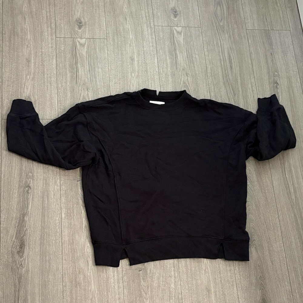 Aerie Black Crewneck Top